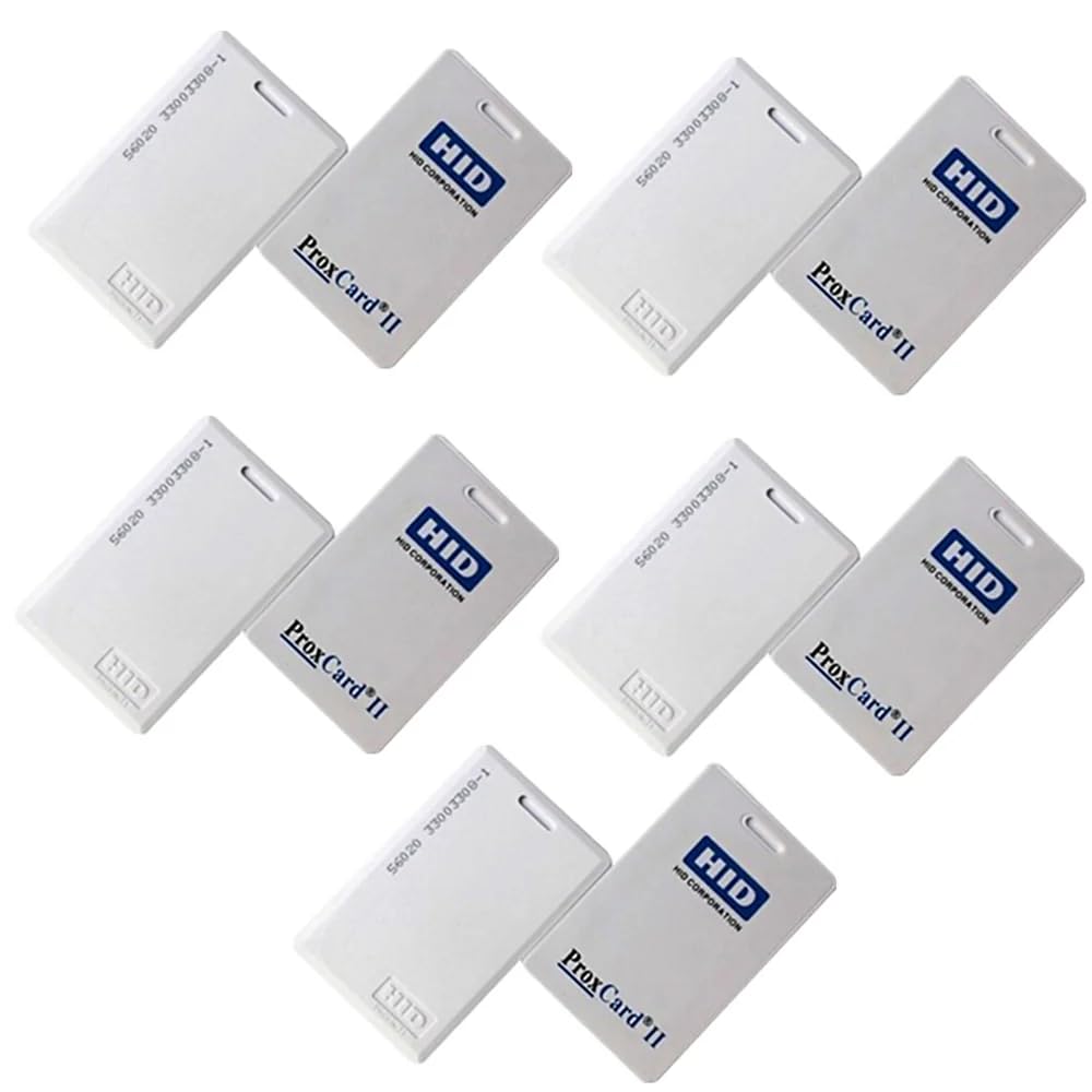 Clone Smith™ - 10pcs HID Prox Cards Programable, T5577 Chipset HID Prox II Card, Clamshell Card