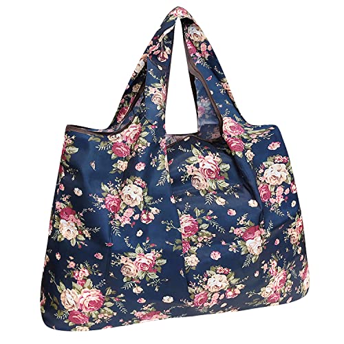 Image of allydrew Large Foldable Tote Nylon Reusable Grocery Bag