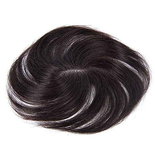 Toupee cheveux humains à clips volumateur couronne micro volumateur femmes