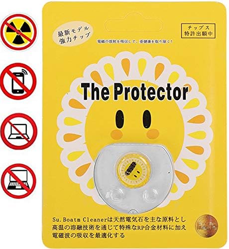 EMF Protection Radiation Device – Radiation Protection for All Electronic Devices - Cell Phone, Laptop, Smartpad - EMF Protection Product 1 Pack (Yellow)