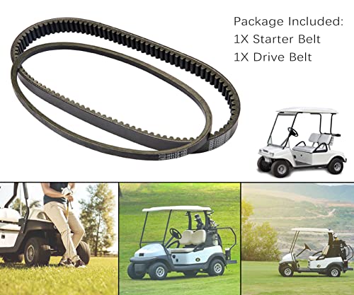 J55-G6241-00 Clutch Drive & Starter Generator Belt Kits Jn6-H1173-00 Clutch Drive Belt For Yamaha G2 G8 G9 G11 G14 G16 G22 Drive G29-4 Golf Cart Drive Belt #TOP6