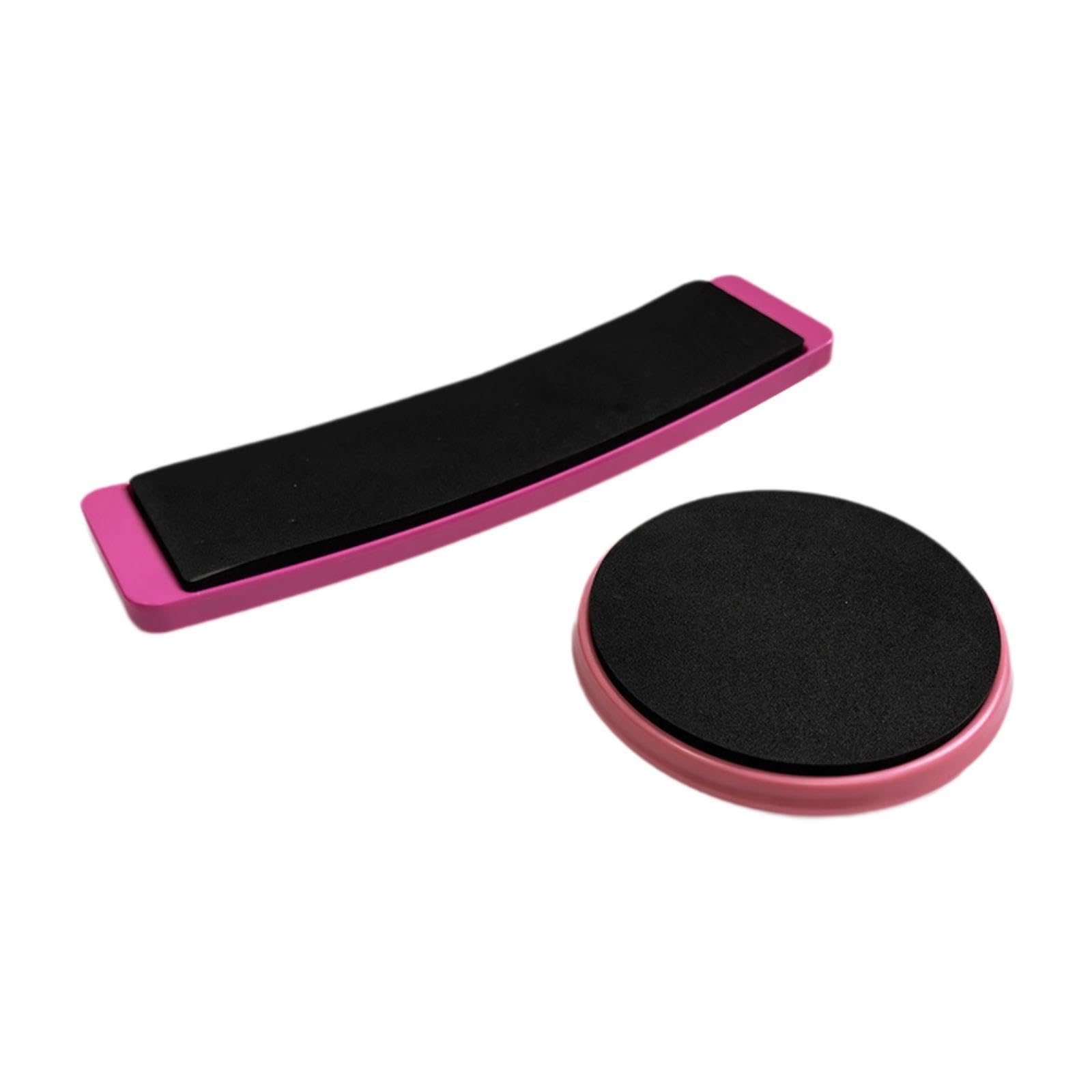 Vaveren 2 Pieces Turning Board for Dancers Figure Skating Spinner Improving Turning Skills Gymnast Dancer Ballet Equipment Turn Board, Pink