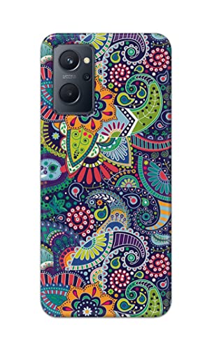 Image of Printed Hard Back Cover Case for Realme 9i 4G Back Cover (Miraculous Patterns) -1803
