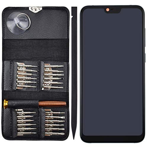 Image of TA-1099 LCD Screen Touch Digitizer Glass with Screen Frame Replacement for Nokia 6.1 Plus TA-1103 TA-1083 TA-1099 Black