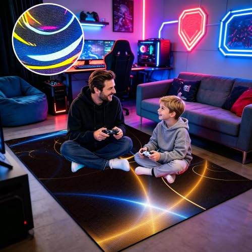 Tapis antidérapant pour contrôleur de jeu lavable grand format