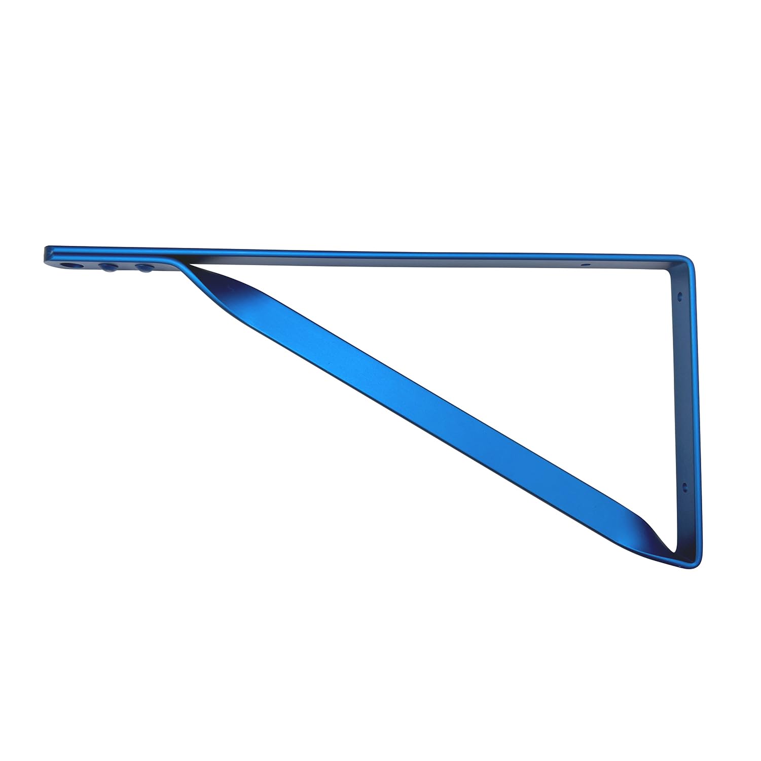 Kyuho Metal Works T1426 Aluminum Interior Shelf Brackets, L 4.7 x 9.8 inches (120 x 250 mm), Ocean Blue, 1 Pair of 2