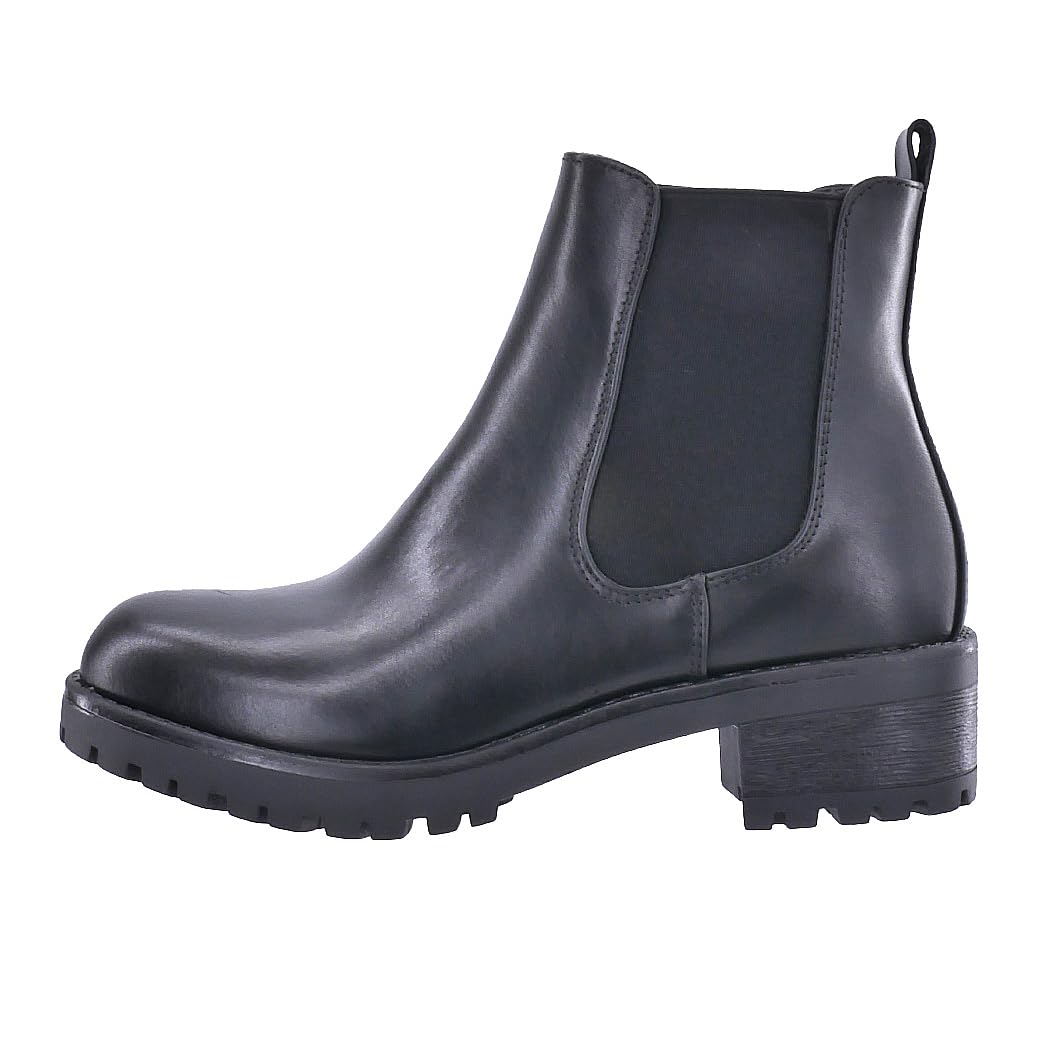 Elara Damen Stiefeletten Chelsea Boots Chunkyrayan