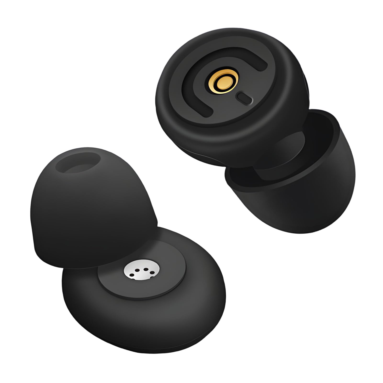 Ultra-Soft Sleep Earplugs for Side Sleepers, 30dB Noise Reduction, 3 Sizes Reusable Silicone Ear Plugs with Portable Case – Comfortable Hearing Protection for Sleeping, Travel & Focus