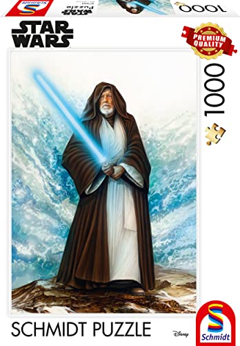 Schmidt Spiele 57593 Thomas Kinkade, Lucas Film, Monte Moore, The Jedi Master, 1000 Teile Puzzle, Normal