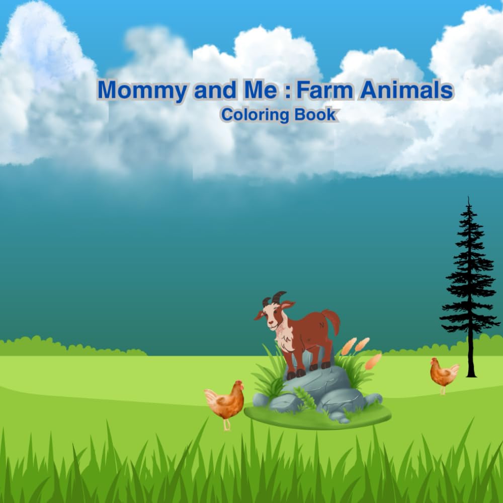 Mommy and Me: Farm Animals: Coloring Book