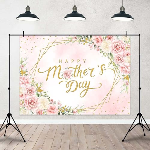 Fondo Fotográfico Rosa Floral Día de la Madre 7x5ft miniatura 2