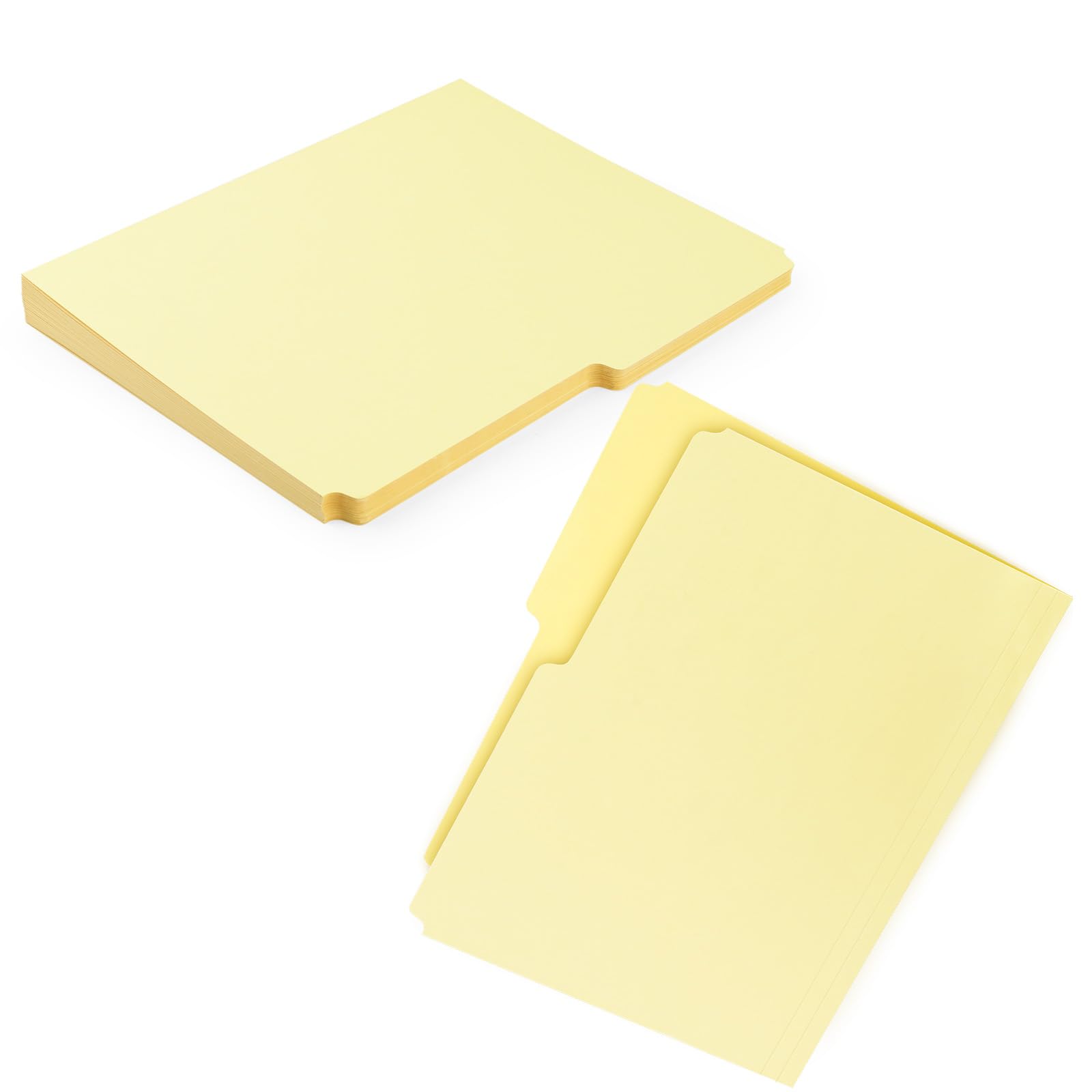 Lineco, Archival File Folders, Legal Size, 9.50" x 14.75" Half-Cut Tab with 0.50" Top Margin Exposed, Lignin-Free Acid-Free 10 PT Perma/Dur Stock (Pack of 25) Light Tan โ image 1