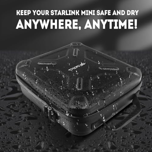 Image of Ultra-Light Case for Starlink Mini - Waterproof, Shockproof EVA for Starlink Case Shoulder Star Link Bag with Dual Carry Options | Ideal Starlink Mini Accessories