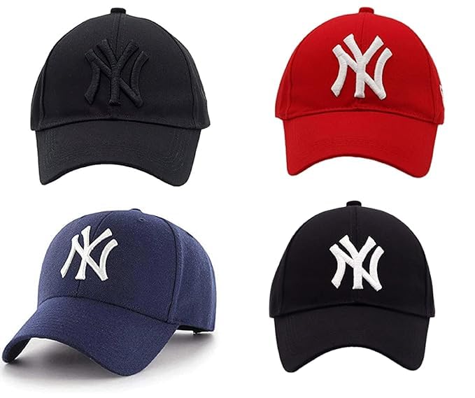 lavishable Stylish Cotton Baseball Dance Fashion Cap for Men, Women, Kids, Summer All Season Sports, Cricket, Gym,Buckle Combo Pack of 4-picture-25
