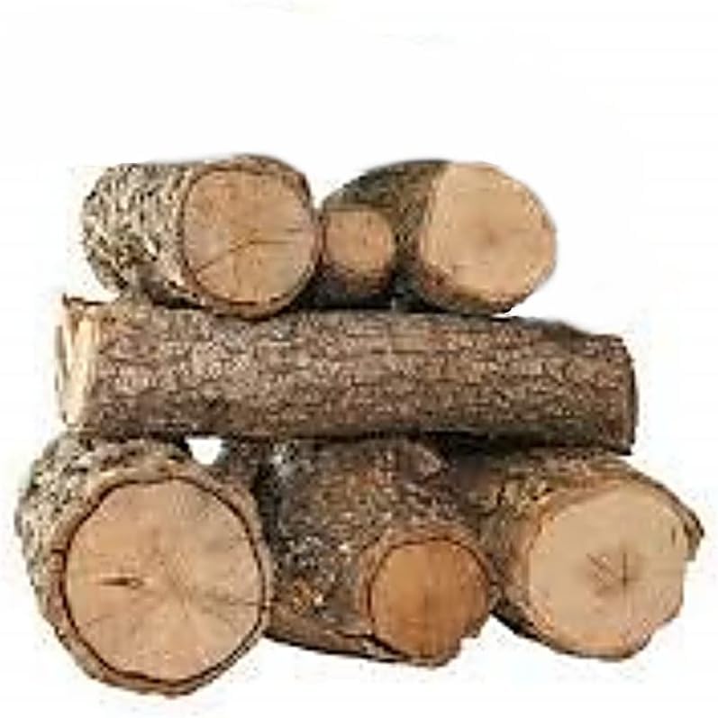 Mugar Leña de Encina para Chimenea y Estufa, Troncos 30-40 cm, Alto Poder Calorífico y Larga Duración, Apta para Barbacoa y Horno, Caja 14 kg
