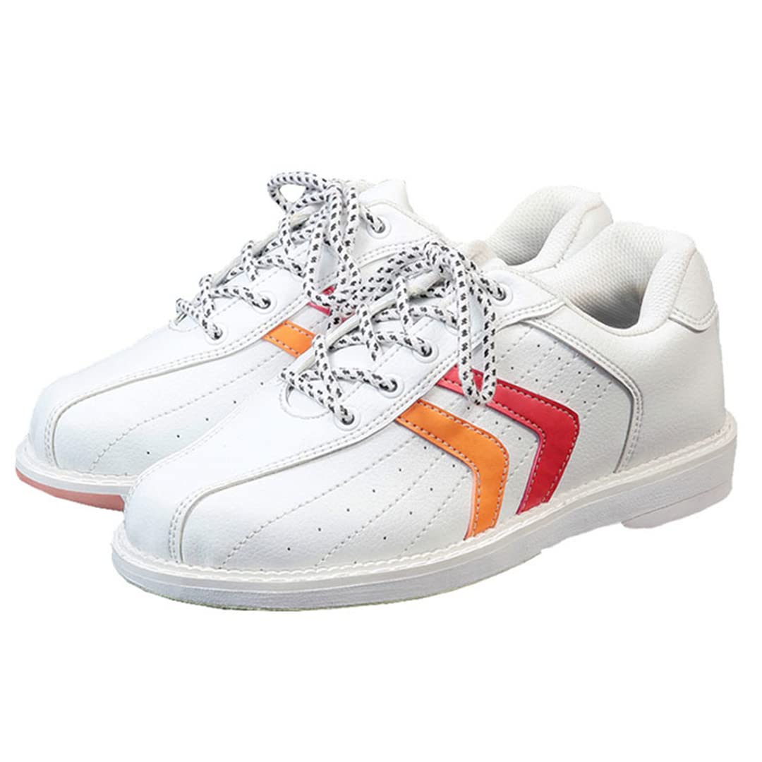 Damen Bowlingschuhe, Knappsichere Sohle Bowling Trainer Damen Wanderturnschuhe Leichte Bügelschuhe