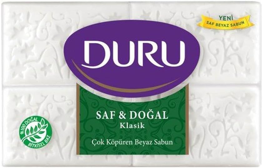 DURU Saf&Doğal Klasik Sabun, 150 Gramx4