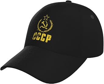CCCP USSR Hammer & Sickle Trucker Hat for Men Women - Baseball Snapback Cap