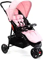 Carrinho de Bebê Delta Rosa Mescla - Voyage