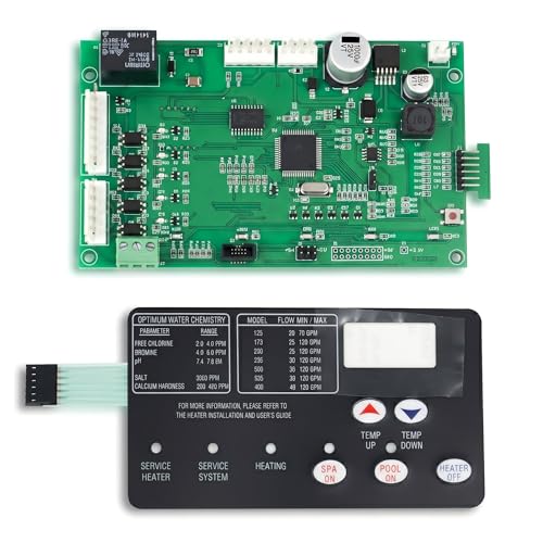 LOTMOVE 42002-0007S Control Board Kit Compatible with Pentair MasterTemp 125/200/250/300/400 and Sta-Rite Max-E-Therm Pool & SPA Electrical System with 472610Z Switch Membrane Pad 1 Year Warranty