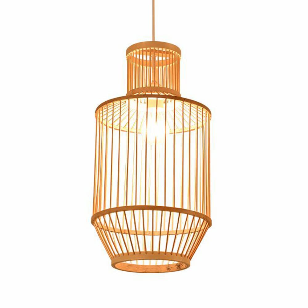 Lampadario , Lampadario retrò in bambù intrecciato a mano in rattan, stile pastorale naturale, fatto a mano, luci sospese fai da te, stile nordico sud-est asiatico, lampadario ovale in vimini for rist