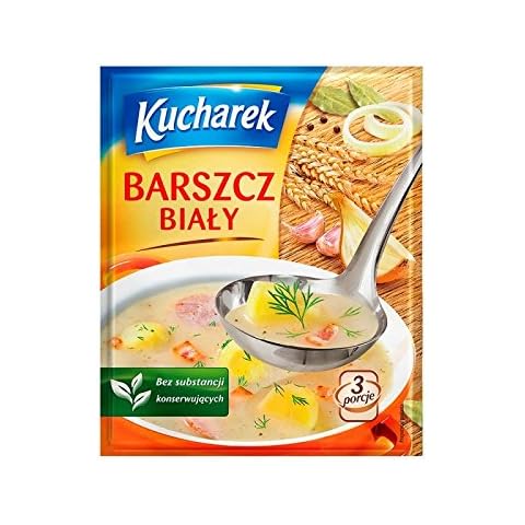 Kucharek Barszcz Bialy White Borscht Soup Mix 40g Bag (5-Pack) Cover