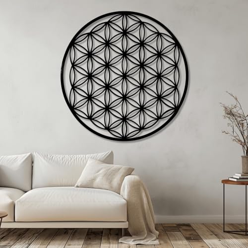 Décoration murale en métal moderne grand format pour mur vide - 5