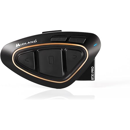 Midland C1230 Btx1 Pro Singolo Sistema di interfono con bluetooth, Nero :  Amazon.it: Auto e Moto