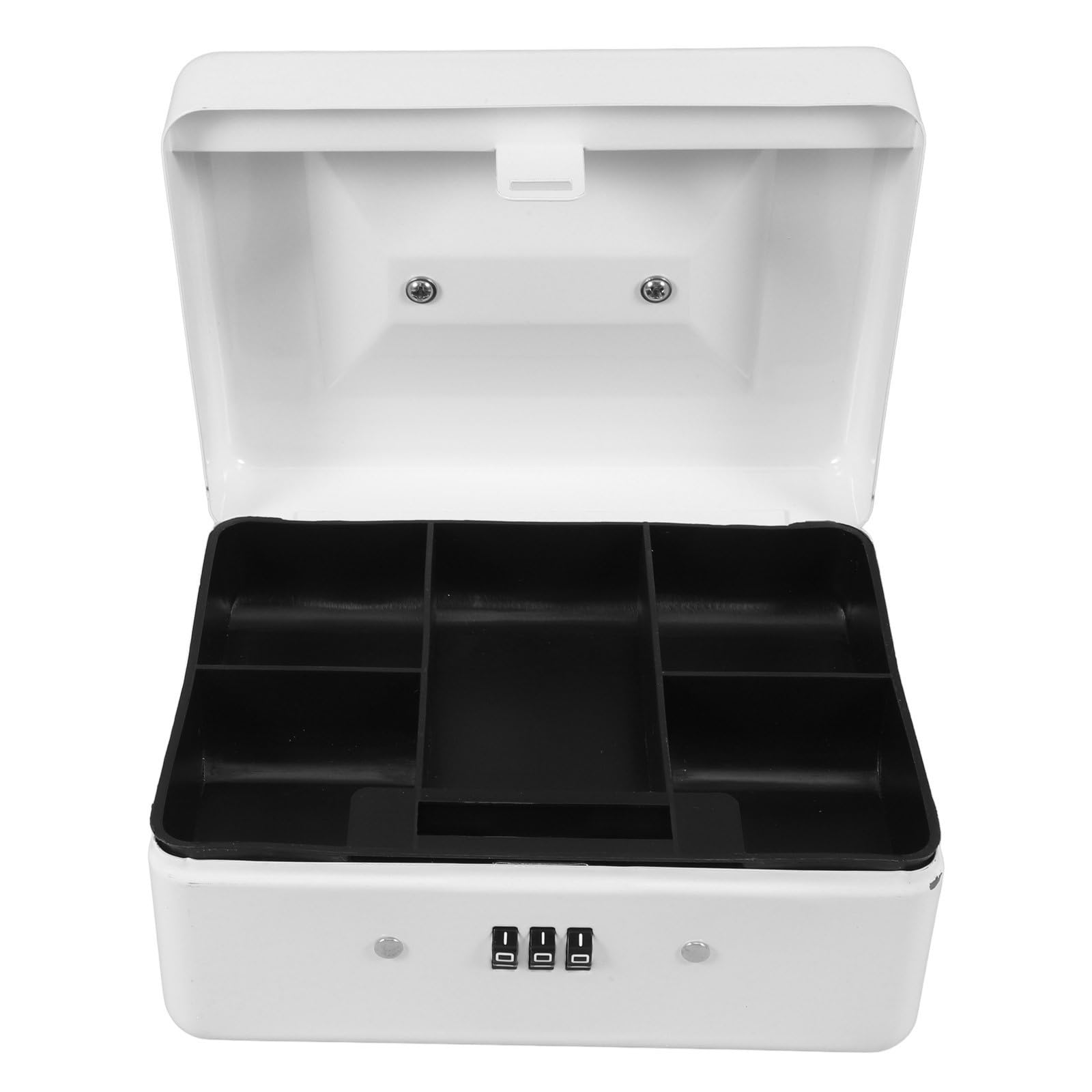 Coffre-fort portable verrouillable à code avec grand plateau amovible pour bureau
