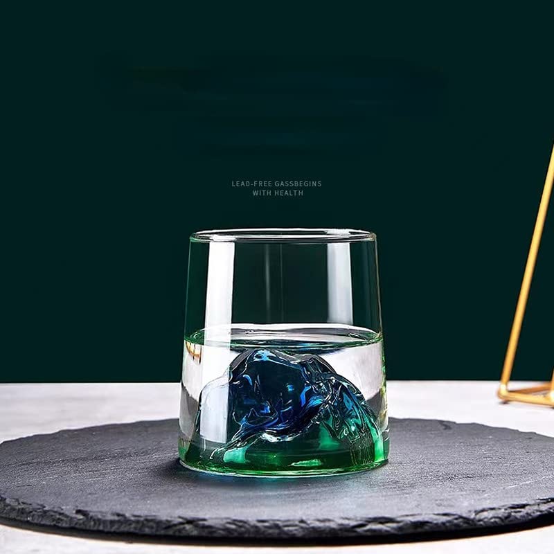 Amazon.co.jp: SMISUB ガラスカップ 多彩な氷山グラス コップ 創造的な