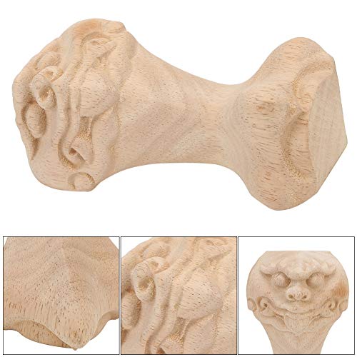 Pied de meuble en bois naturel sculpté pour réparer un canapé bas - 3