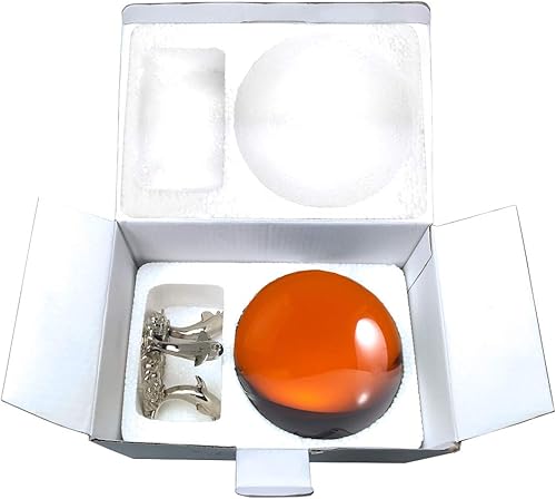 Miniatura 10 de Amlong Crystal Bola de cristal transparente de 4.331 in (4.2 pulgadas) con soporte de delfín y paquete de regalo para bola decorativa, fotografía de