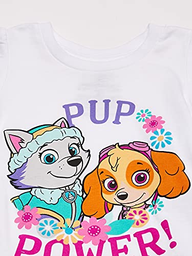 Paw Patrol Girls' Toddler Pup Power Short-Sleeved Puff Tee2