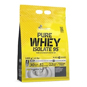 Olimp Pure Whey Protein Isolate 95-1 pack – Lactosevrije eiwitshake – Spierversterking – Volledig aminozuurprofiel (1800g, Vanilla)