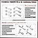 25PCS A/C Hose & Fitting Kit,Universal Air Conditioning Extended Length Hoses & Fittings & O-rings Kit with #6#8#10 AC Hoses and #6#8#10 AC Fittings