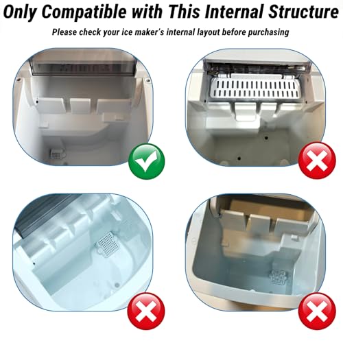 Cesta de hielo repuesto compatible con Frigidaire EFIC130 SS miniatura 2