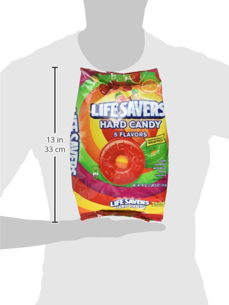 Life Savers Five Flavors Hard Candy Bag, 41 Oz (Pack of 2)