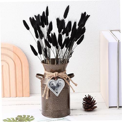 Flores secas Rabbit Tail Grass de 60 piezas para decoración miniatura 6