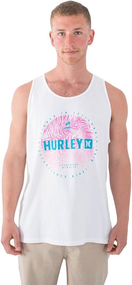 Hurley Palm World Tank - White