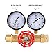 Watflow Water Gauge Pressure, Flow, & PSI Test Gauge,0-160psi,0-13 GPM, 3/4