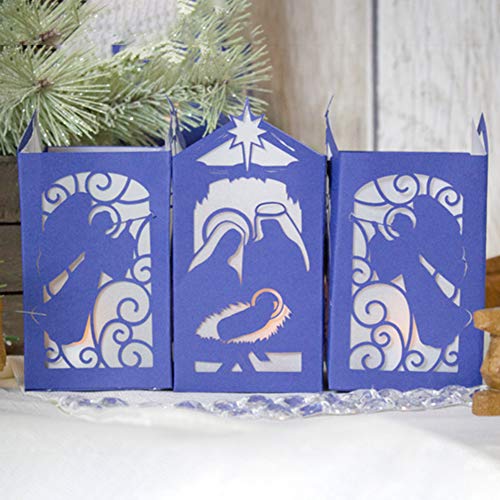 Lai-LYQ Troqueles de Corte Scrapbooking, Ángel de Navidad Plantillas DIY Tarjeta de Papel Álbumde Recortes Decoración Artesanal Regalo