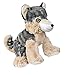 Recordable 16" Plush ("Timber" the Gray Wolf) for Voice Messages, Songs or Baby Heartbeat - a BFF (Beary Fun Friend)