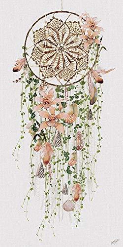 Summer Thornton (Orchid Dreamcatcher 50 x 100cm Canvas