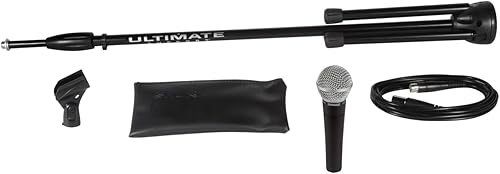 Miniatura 2 de Shure SM58-CN BTS - Juego para presentaciones en escenario o para estudio, con micrófono vocal dinámico cardioide SM58, cable XLR de 15 pies,