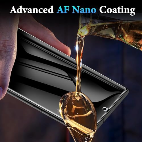 Image of SHILD TPU - (Pack 2 Privacy Screen Protector For Samsung S24 Ultra | Edge To Edge Privacy (Anti Spy) Screen Protector Guard For Galzxy S24 Ultra - Anti Spy /HD /Easy Application | Fingerprint Working