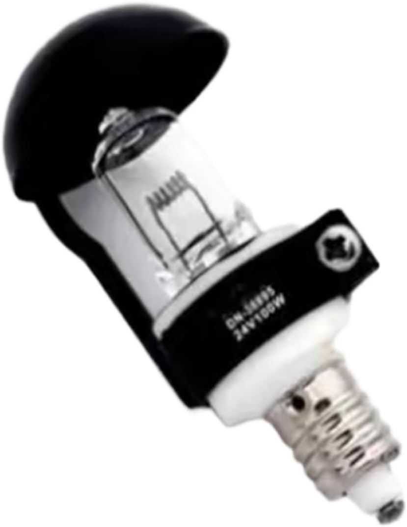 DN-38895 SH-100 24V 100W E10 Black Umbrella Halogen Bulb, Replacement Lamp for Operating Room Shadowless Surgical (3 Pieces)