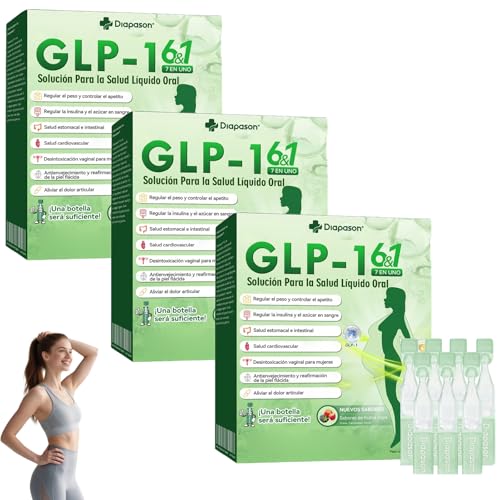 Diapason GLP-1 Siete en uno Solución Para la Salud Liquido,Higiene íntima, Ayudas para vestir en suministros y equipo médicos (3)