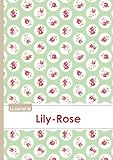  Le carnet de Lily-Rose - Lignes, 96p, A5 - Roses Tea time