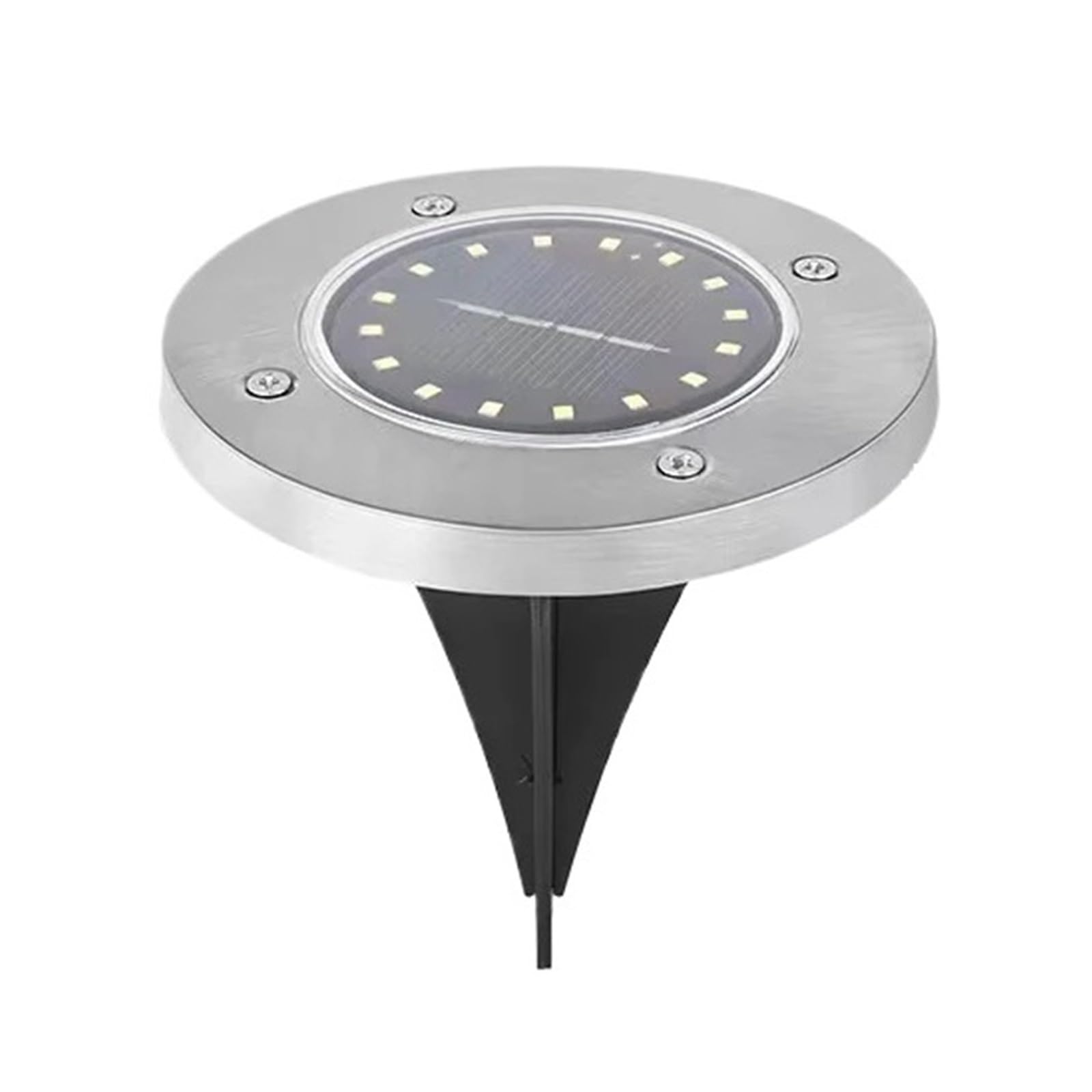 8LED/20 Luce A Disco A Energia Solare Giardino Esterno Sotterranea Da Ponte Faretto Lampada A Led Interrata Decorazione Del Luminoso Ed Elegante(20LED-White,4Pcs)