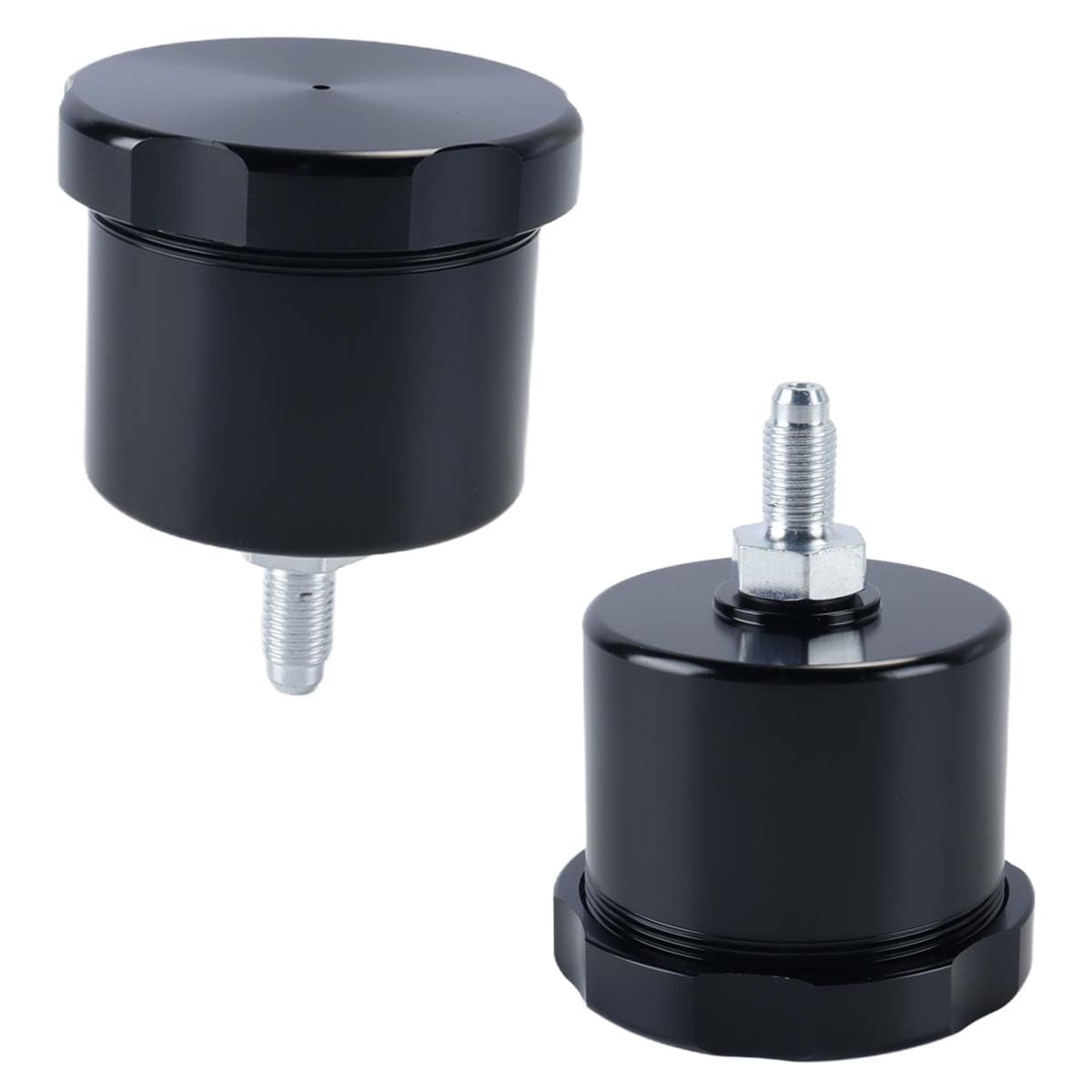 Ausi Serbatoio Universale Per Liquido Freni Idraulici a Mano Con Filettatura M10x1,25 (nero)